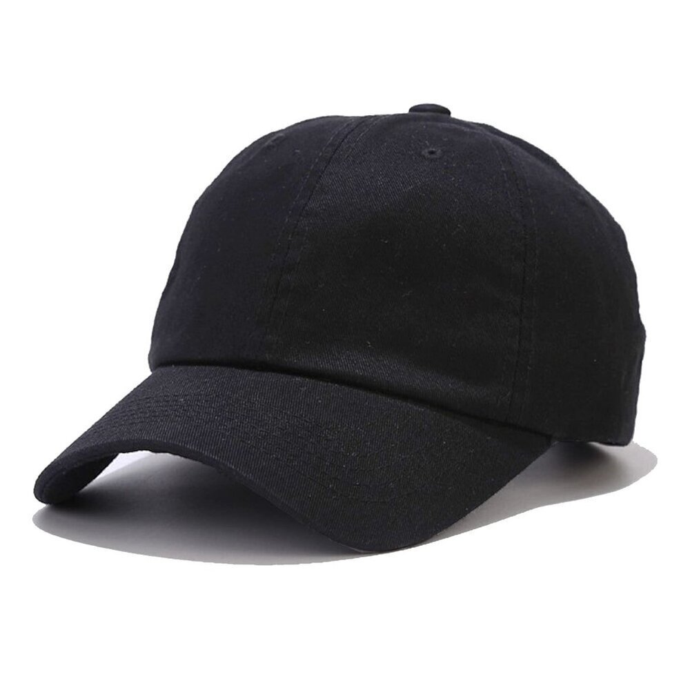 Classic Low Profile Baseball Cap Adjustable Unisex Plain Minimalist Hat